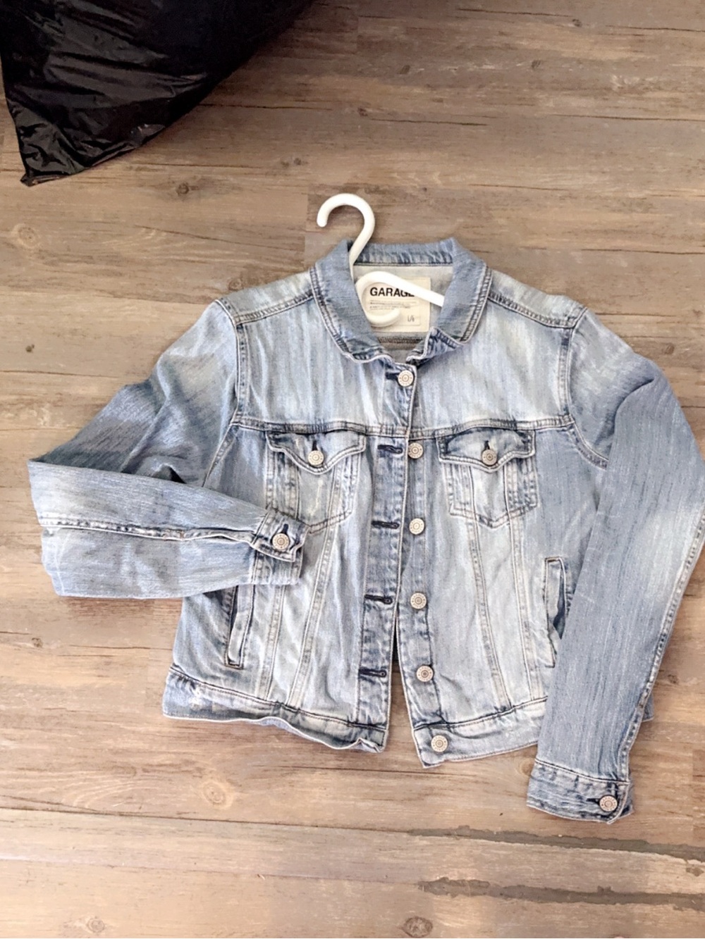 Garage light washed Jean jacket